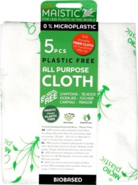 Maistic : Huishouddoekjes Multi Colour 8 stuks - Viscose - Eco - Plasticvrij