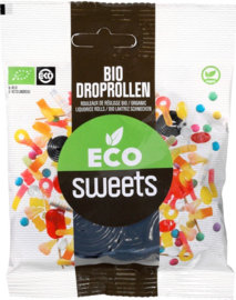 Eco Sweets : Droprollen 75gr - Vegan - Biologisch - Plasticvrij