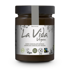 La Vida Vegan : Pure Chocoladepasta 270g - Biologisch - Fair Trade - Palmolievrij - Vegan - Plasticvrij