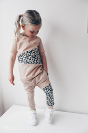 Outfit met rits - Blush - Leopard