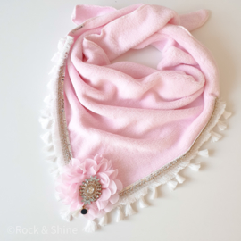 Handgemaakte  sjaal - Roze