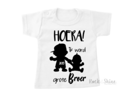 Shirt | Hoera ik word grote broer