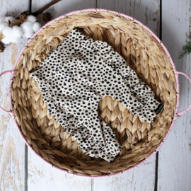 Big ruffle broekje - Cheetah dots