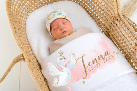 Baby deken |  Zwanen Prinses