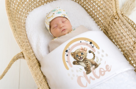Baby deken | Regenboog luipaard ROSE