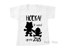 Shirt | Hoera ik word grote zus