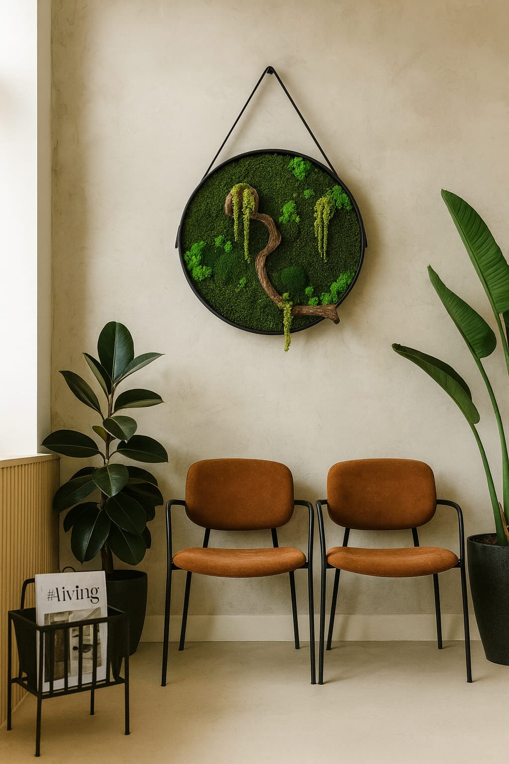 Mos Schilderij -  Botanical Balance