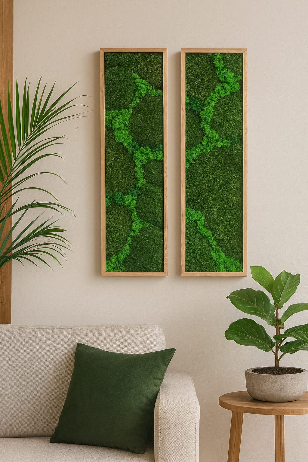 DIY pakket Mos Schilderij Kalme Kracht