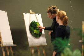 Workshop Mos Schilderij