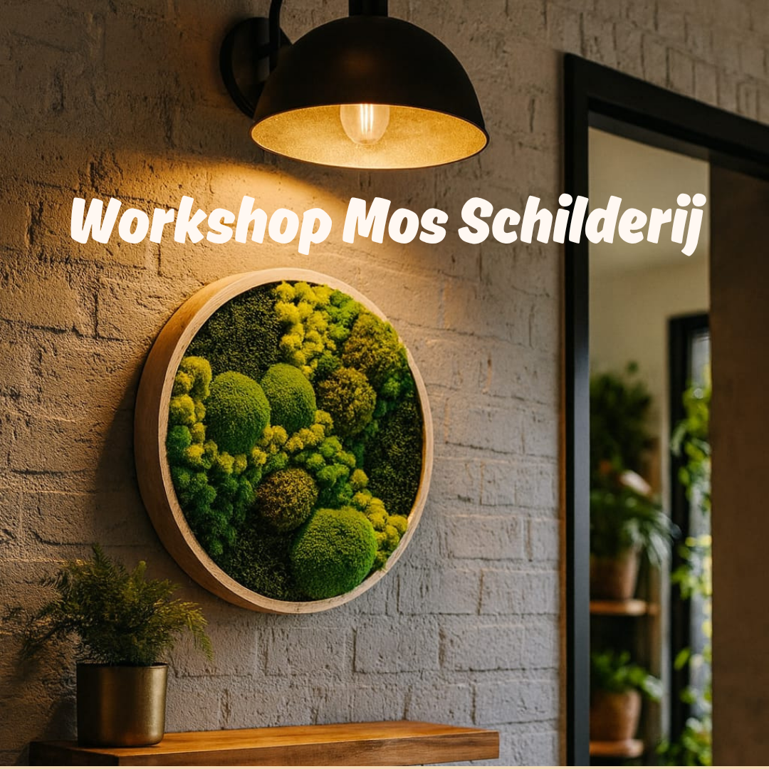 Workshop Mos Schilderij