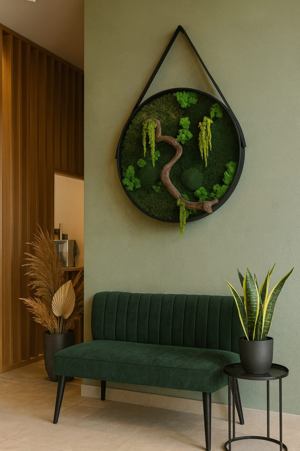 Mos Schilderij -  Botanical Balance