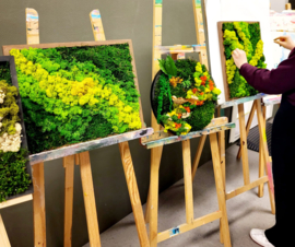 Workshop Mos Schilderij