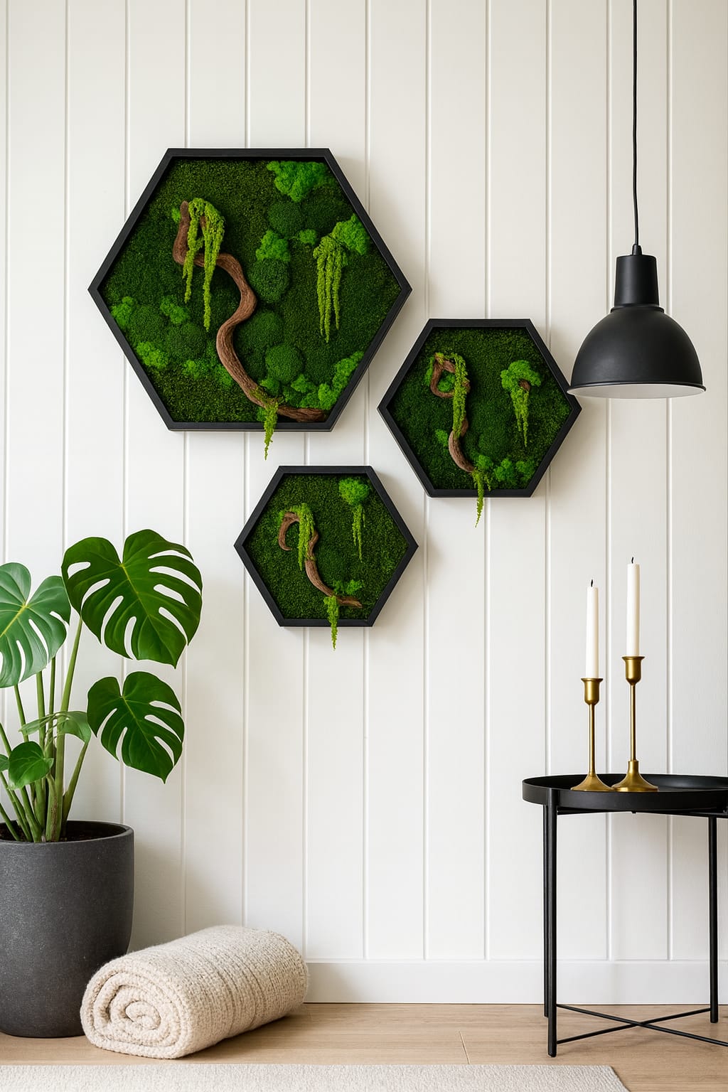 DIY pakket Mos Schilderij Botanical Balance