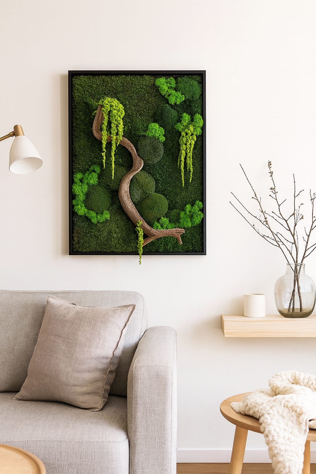 DIY pakket Mos Schilderij Botanical Balance
