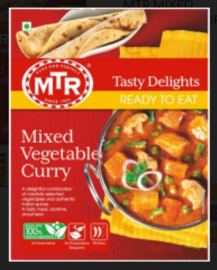 MTR mixed vegetable curry 300g