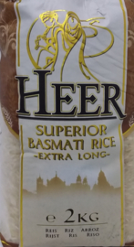 Heer Rice Superior Basmati Rice 2kg