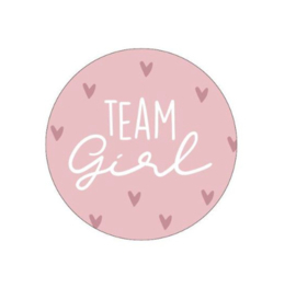 Sticker - Team girl | 5 stuks