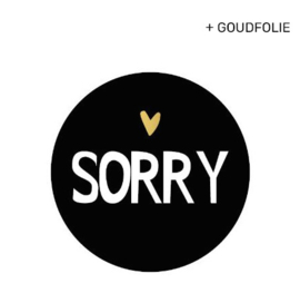 Sticker - Sorry | 5 stuks