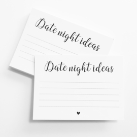 Invulkaarten Date Night | 25 stuks