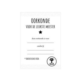 Oorkonde Meester A5