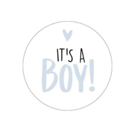 Sticker - It's a boy | 5 stuks