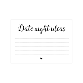 Invulkaarten Date Night (20st)