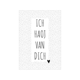 Kaart - Ich haoj van dich