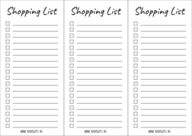 Free Printable - Shopping List