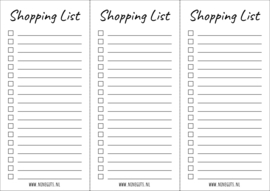 Shopping List