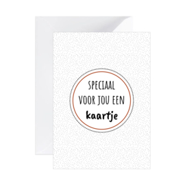 Dubbele kaart - Speciaal voor jou een kaartje