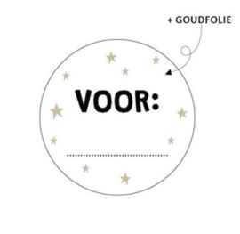 Sticker - Voor .... | 5 stuks