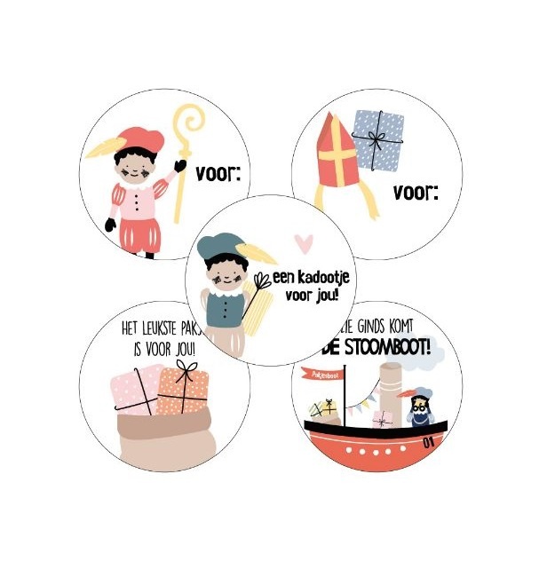Stickerset - Sinterklaas