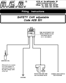 AEB-551 LPG safety relais (Lektron LSS230)