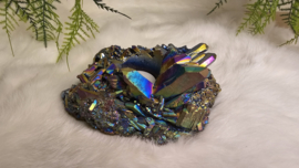 Titanium Aura Amethist Waxinelicht No.4