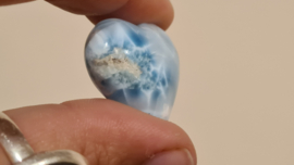 Larimar Puffy Hart No.3