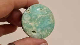 Chrysopraas "Phone Grip" zwart