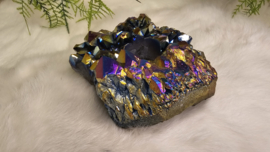 Titanium Aura Amethist Waxinelicht No.8