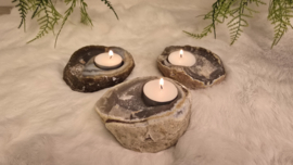 Agaat Waxinelicht Ruw No.2