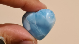 Larimar Puffy Hart No.2