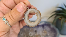 Agaat Geode Hanger