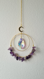 Kristal Zonnehangers Moon & Amethyst K