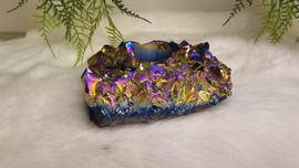 Titanium Aura Amethist Waxinelicht No.2