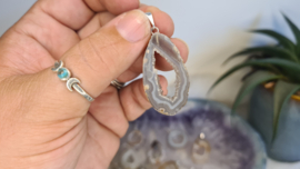 Agaat Geode Hanger