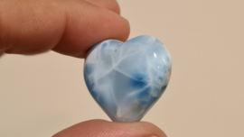 Larimar Puffy Hart No.3