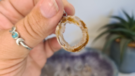 Agaat Geode Hanger