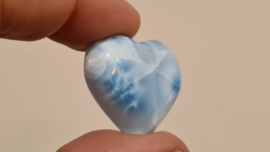 Larimar Puffy Hart No.3