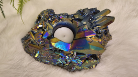 Titanium Aura Amethist Waxinelicht No.4