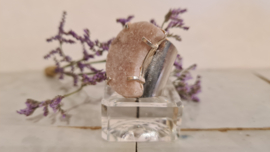 Pink Amethist cuff ring no.2