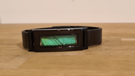 Armband Memory Locket Black Unisex- Green
