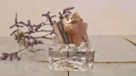 Pink Amethist cuff ring no.5
